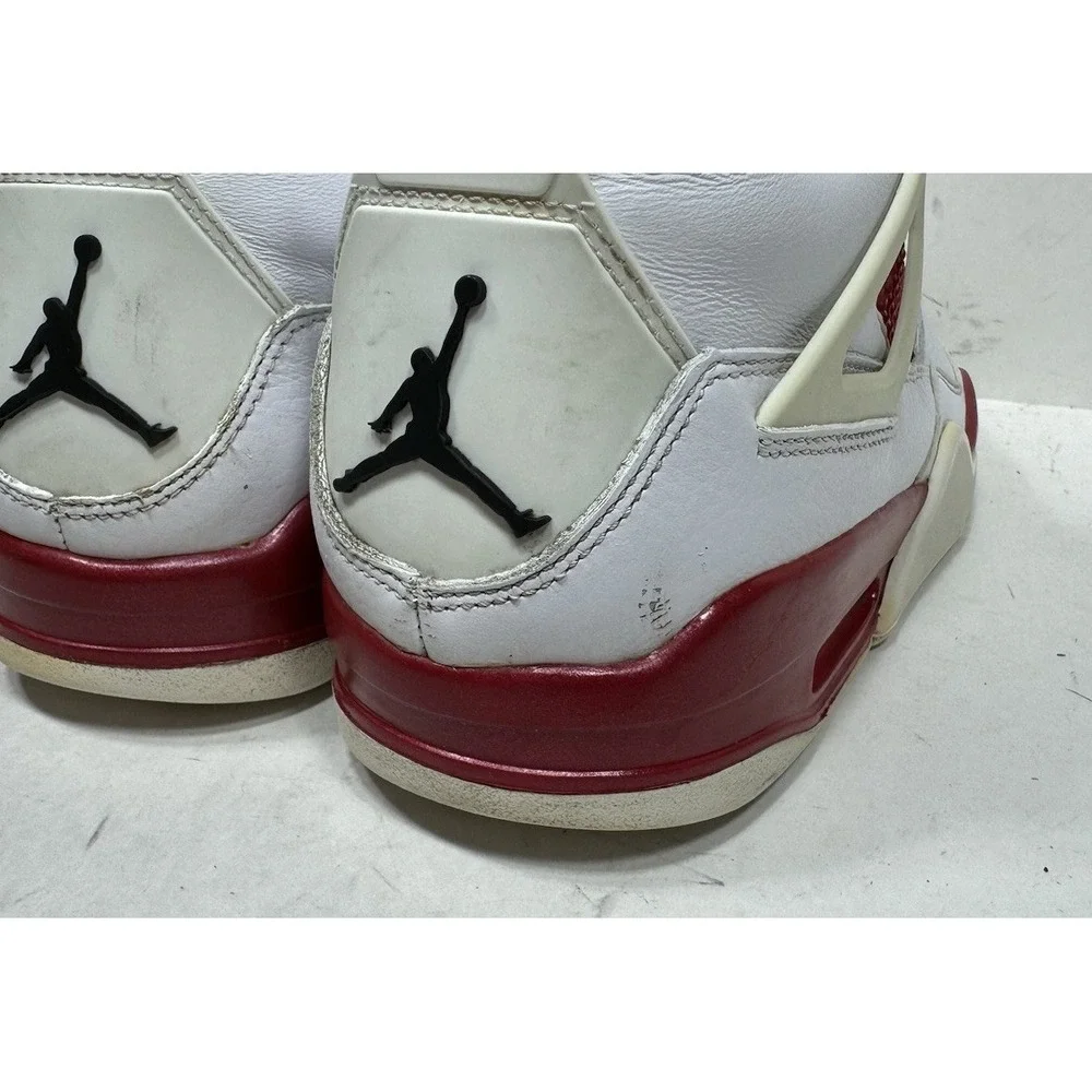 Nike Air Jordan 4 Retro Alternate 89 Sneakers Mens Size 11 Red White 308497-106